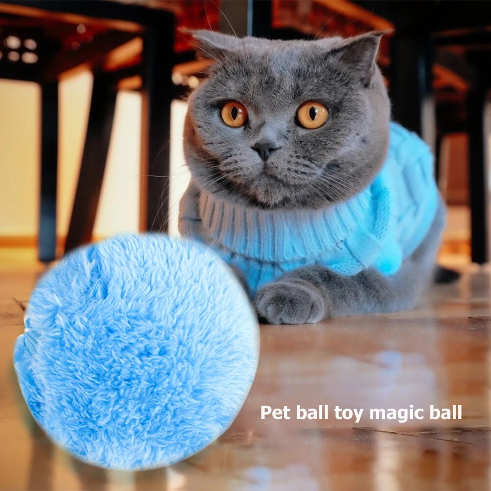 5pcs Automatic Interactive Pet Electric Magic Roller Toy Ball Dog Cat Products