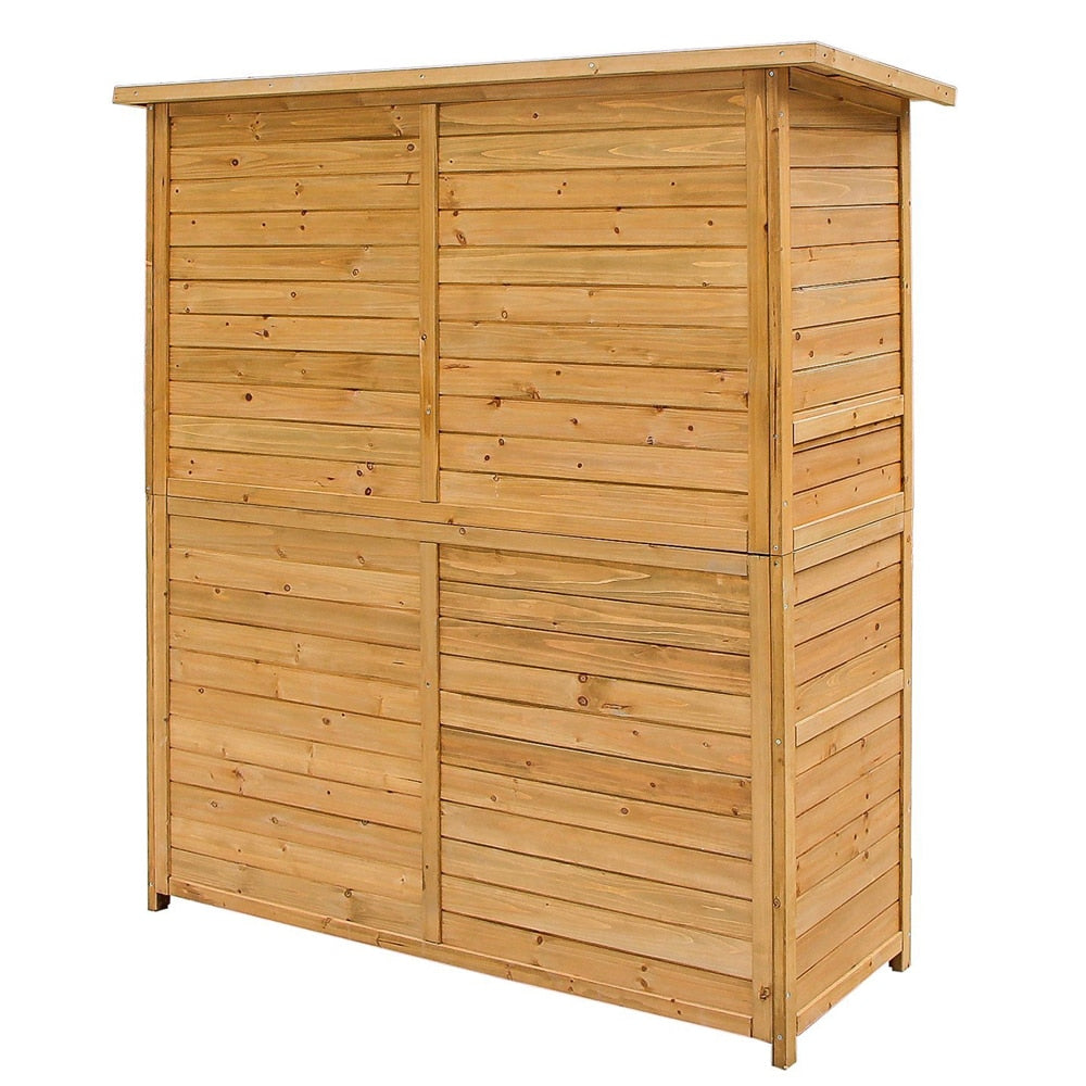 Garden Storage Shed, Fir Wood Tool Shed