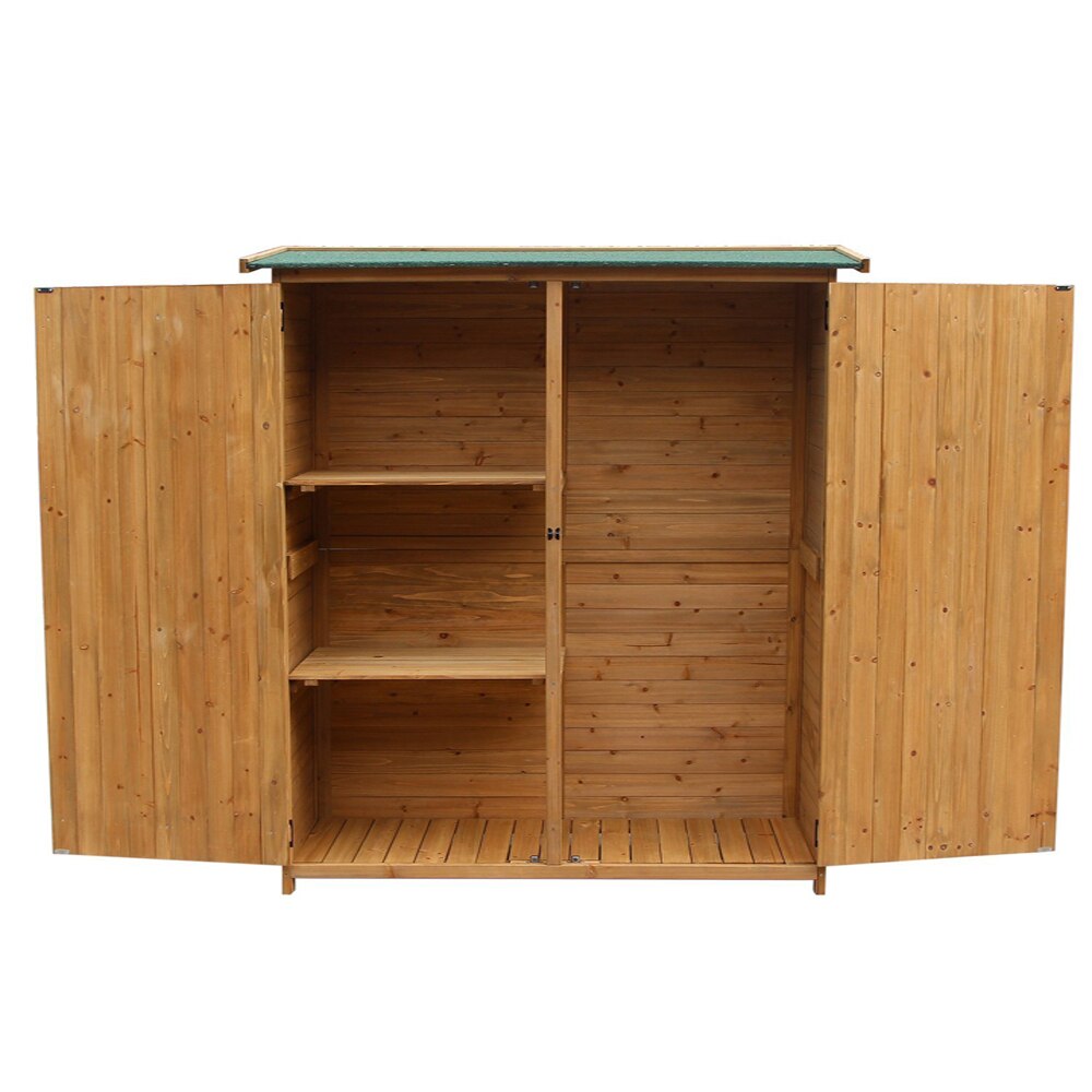 Garden Storage Shed, Fir Wood Tool Shed