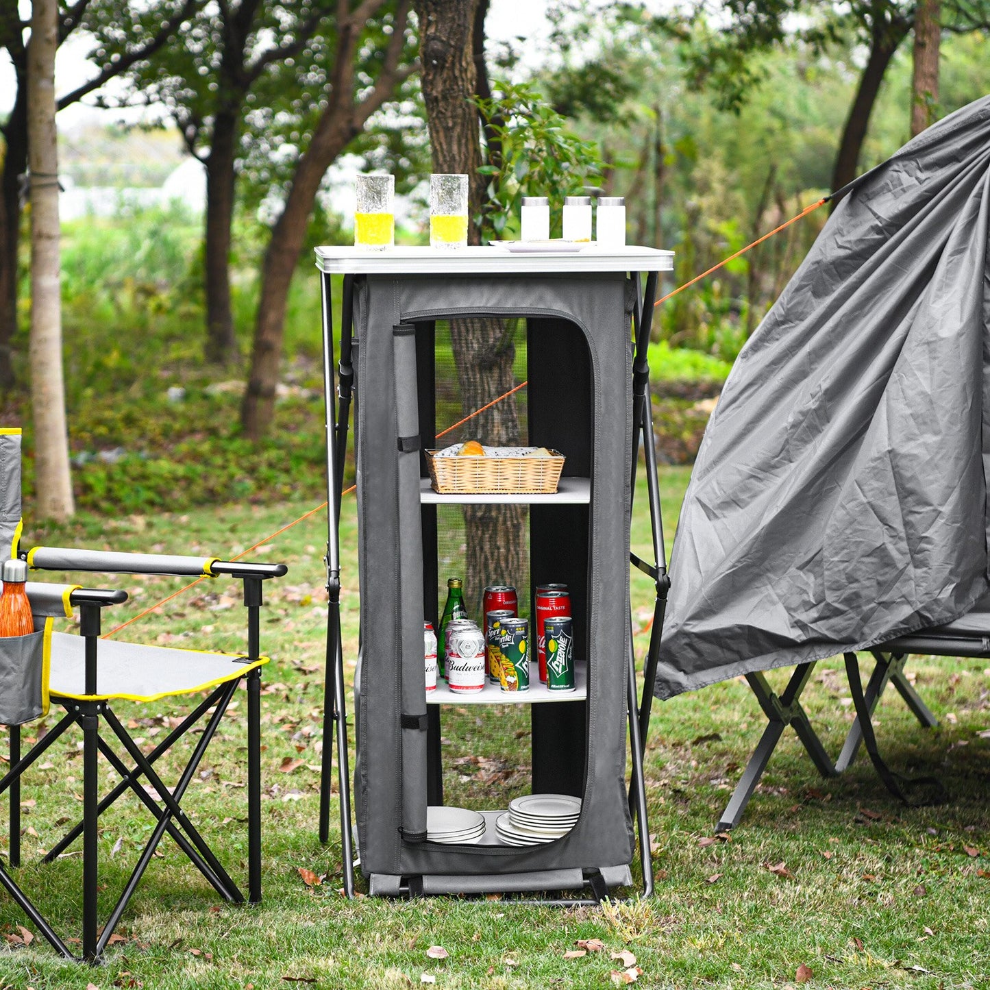 Folding Pop-Up Cupboard