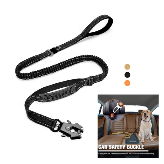 Tactical Heavy Duty Dog Leash Strong Frog Clip