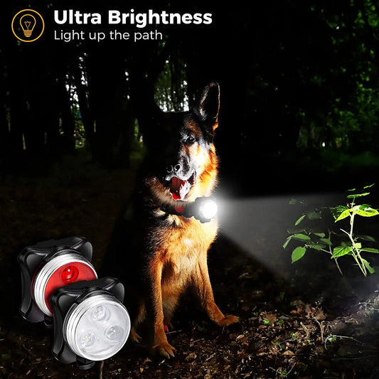 Pet Dog Led Light Lamp Tag Led Dog Collar Light Pendant