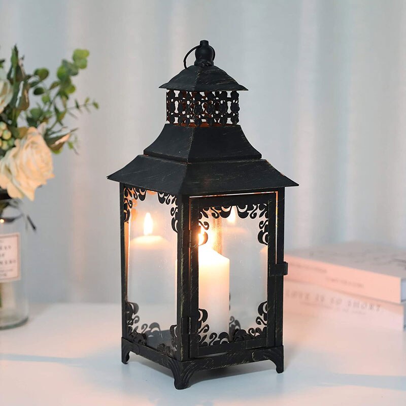 Vintage Metal Candle Holder Hanging Lanterns