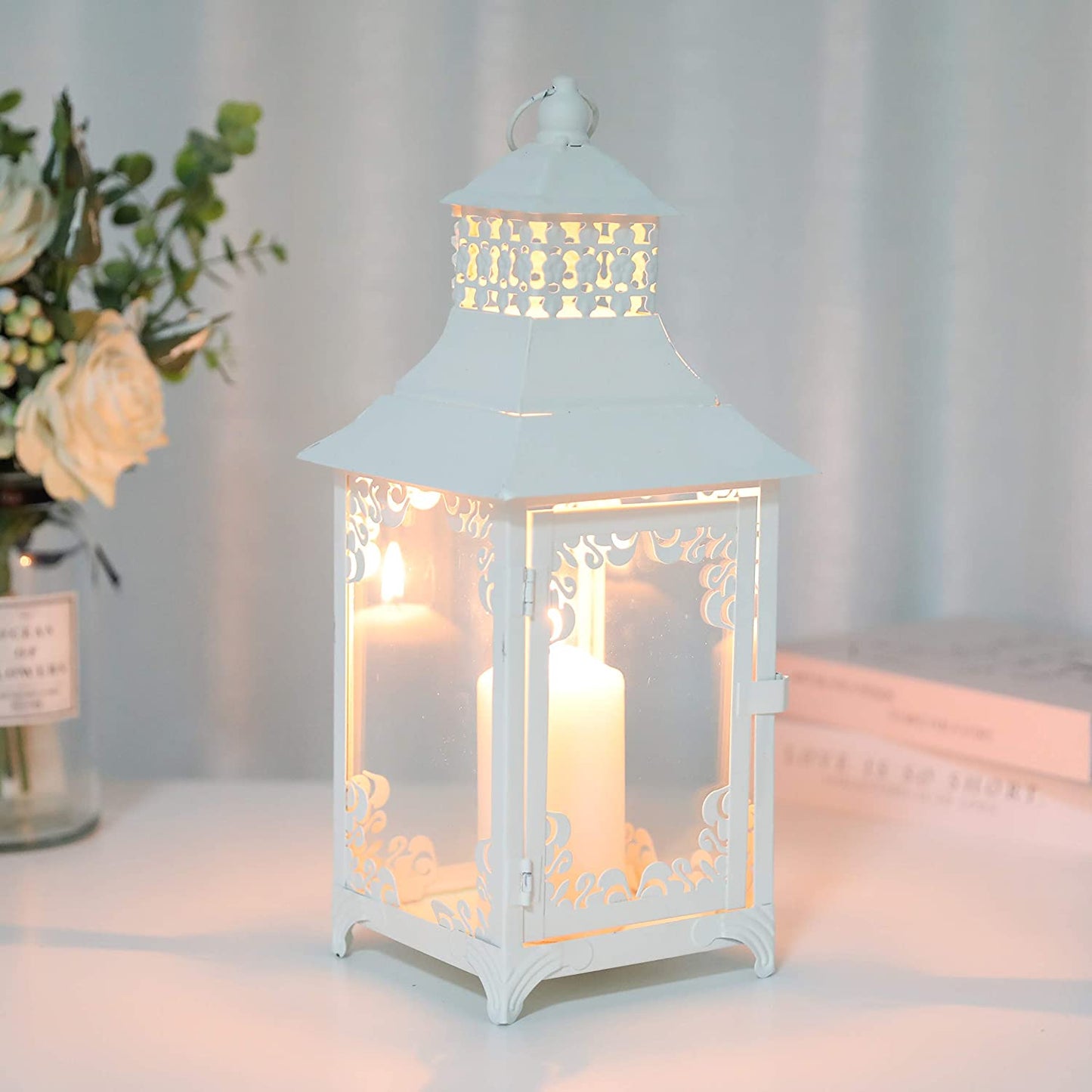 Vintage Metal Candle Holder Hanging Lanterns