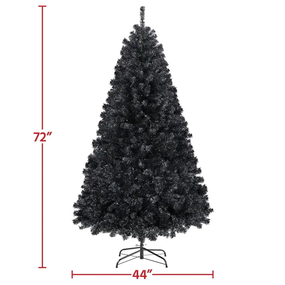 Christmas Clear Pre-Lit 300 Incandescent Black Pre-Lit Spruce Collapsible Artificial tree