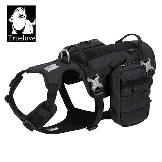 High Performance Tactical Training Military Backpack Service Dog Harness with Dupont Nylon 66 Waterproof Fabric YH1805