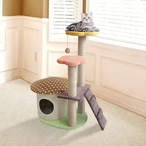 Cat Tree with Sisal Scratching Post