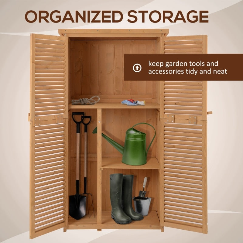 Wooden Garden Storage Shed,