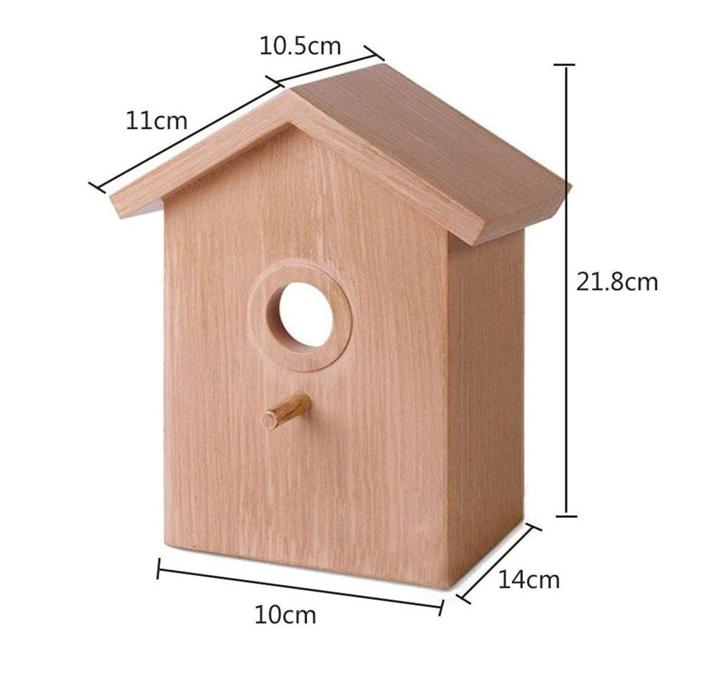 Outdoor window bird nest feeder