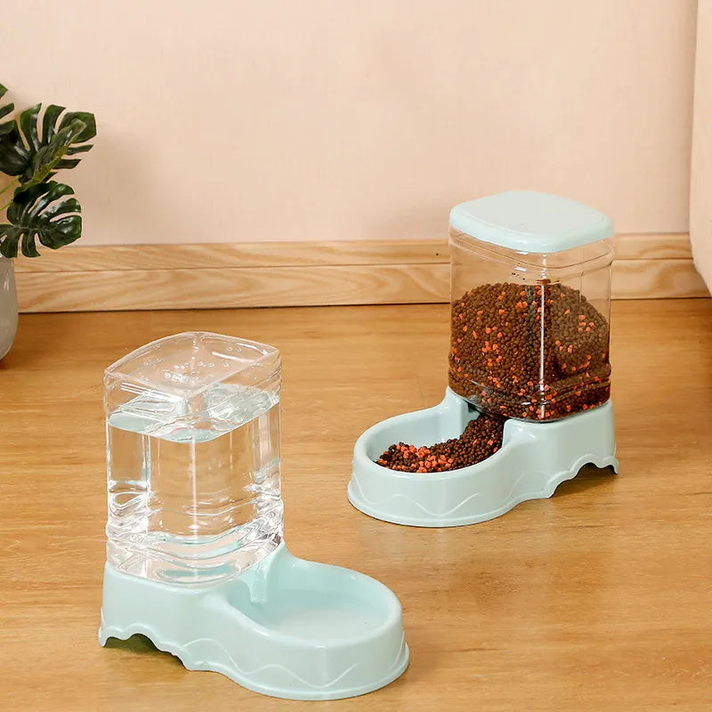 Cat Pet Automatic Feeder Drinking Bowl