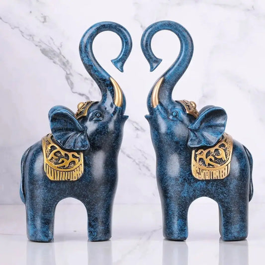 Resin Elephant Sculpture