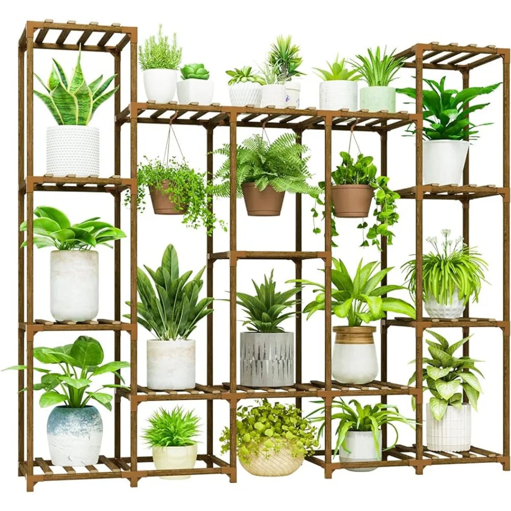 Plant racks, suitable for large indoor and outdoor plant supports and hangers in living rooms and terraces, flower pot racks