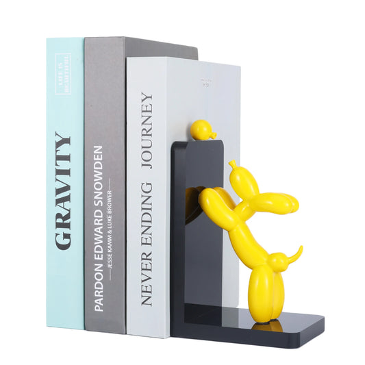 Resin Balloon Dog Book Ends