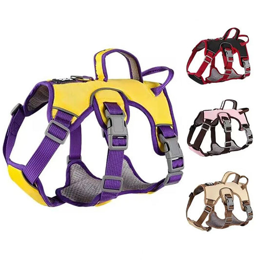 Adjustable Pet Dog Harness No Pull Padded Waterproof Breathable and Reflective