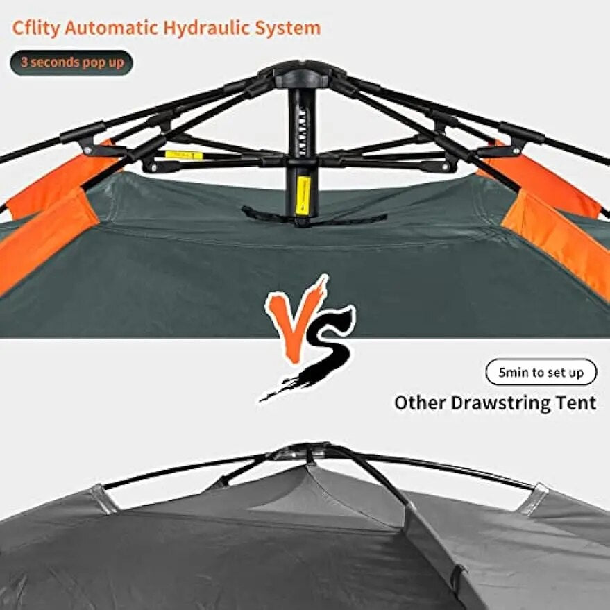 3-Person Instant Tent Waterproof Lightweight