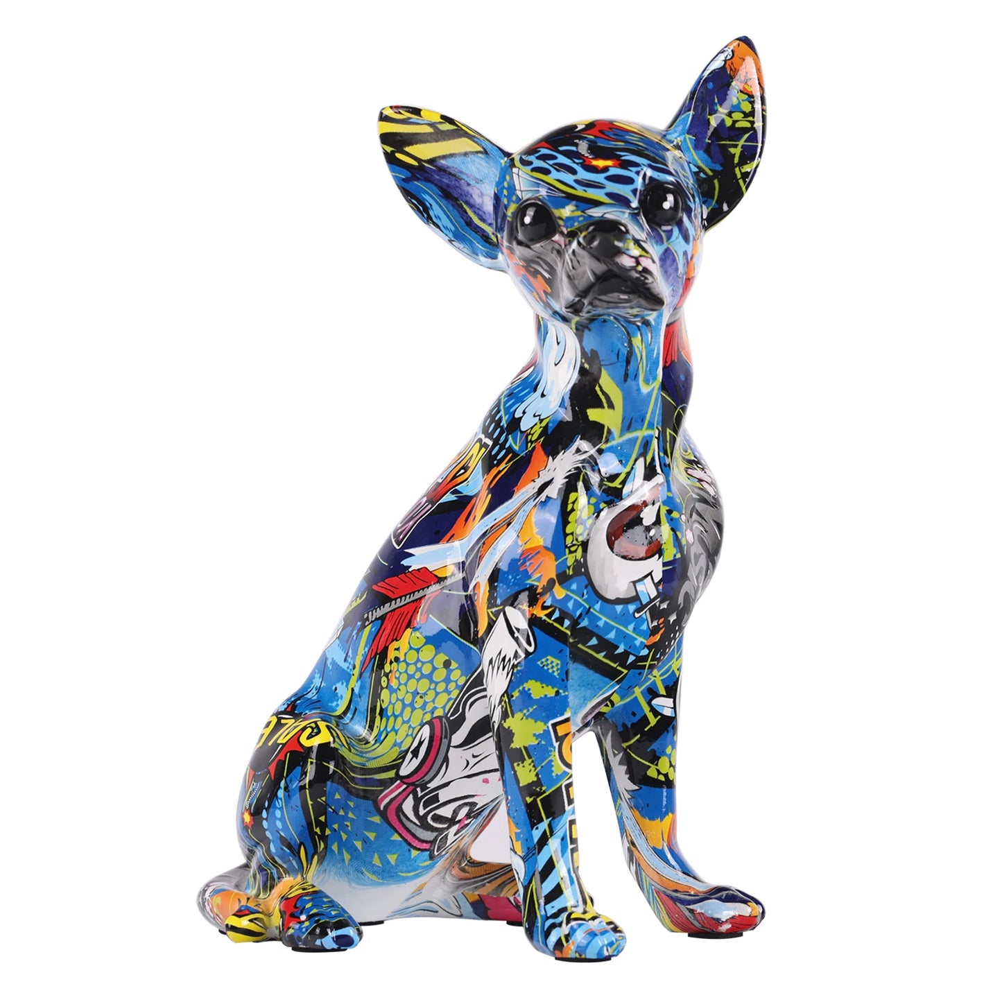 Creative Color Chihuahua Dog Statue