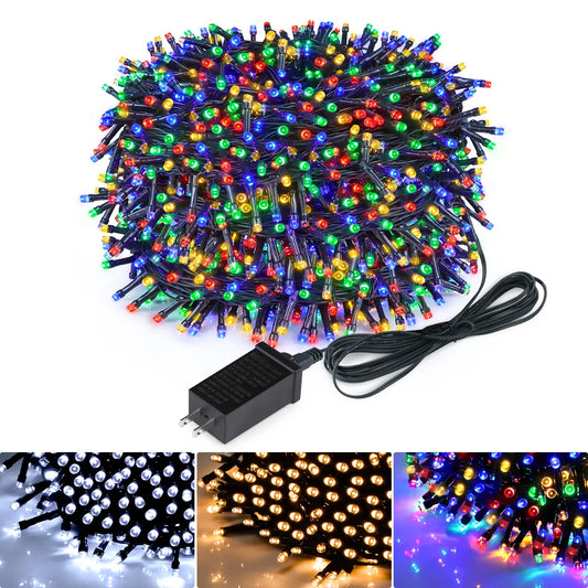 10M-100M Led Light String Street Garland Fairy Light 110V 220V Waterproof