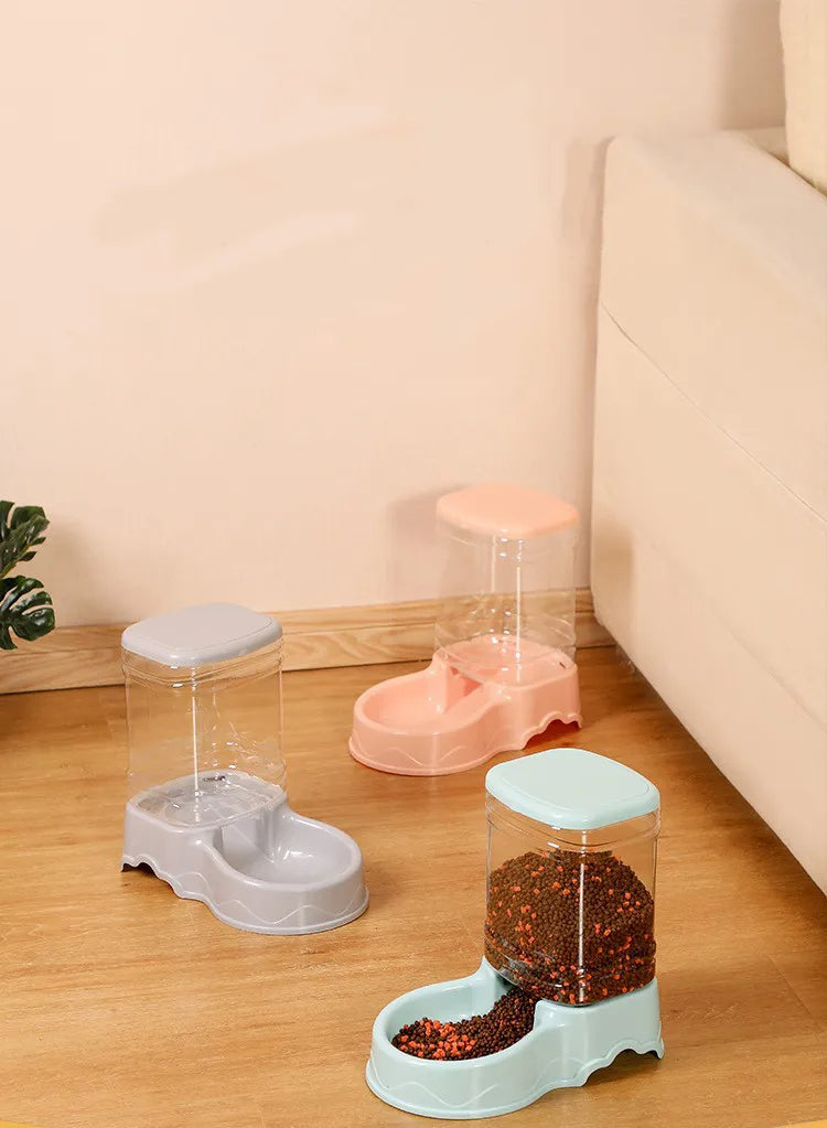 Cat Pet Automatic Feeder Drinking Bowl