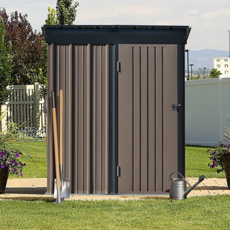 Patio 5ft Wx3ft. L Garden Shed,