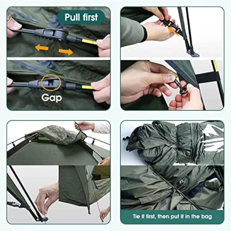 Lightweight Tent for 2-3 Person Camping Shelter,