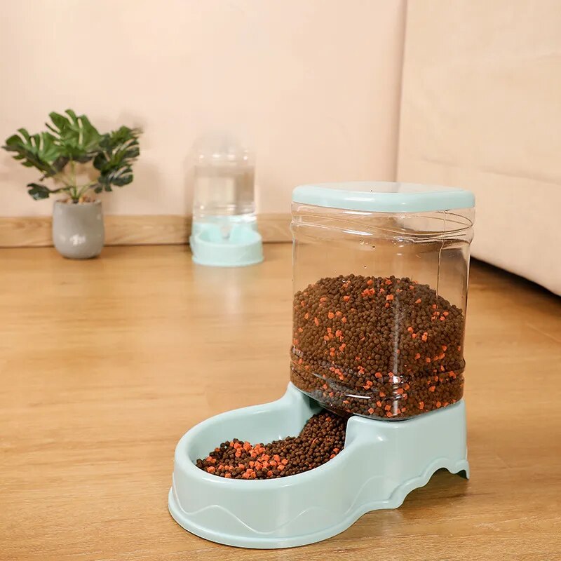 Cat Pet Automatic Feeder Drinking Bowl