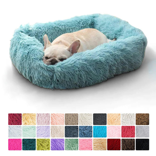 Rectangle Plush Dog Bed Winter Warm Mat Small Medium