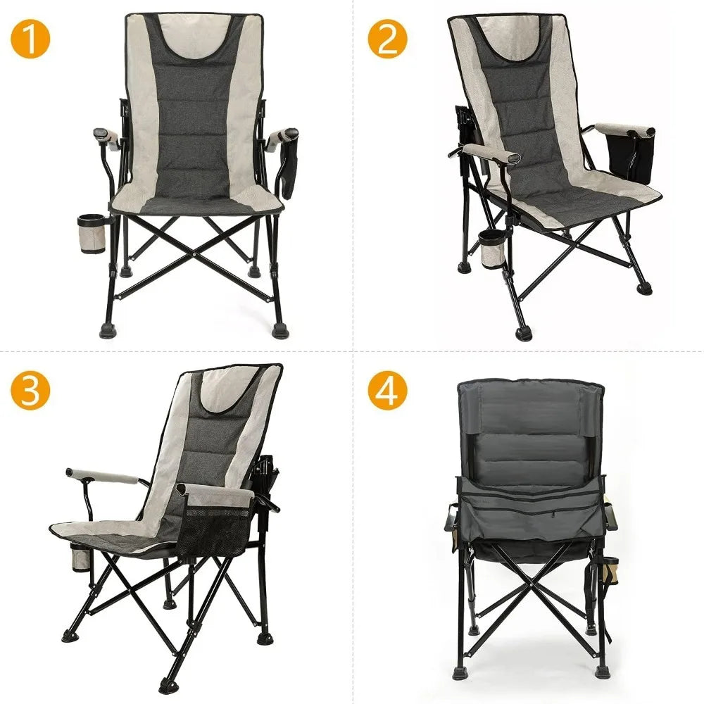 Free Shipping Portable Folding Chairs Adjustable Heavy Duty