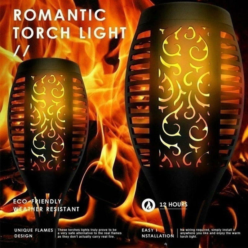 Solar Flame Torch Light