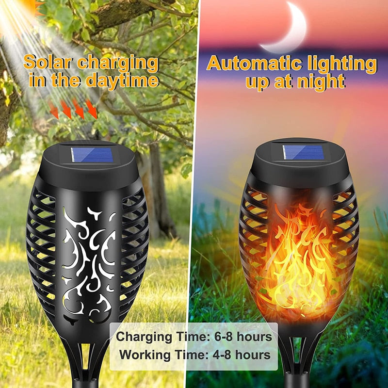 Solar Flame Torch Light