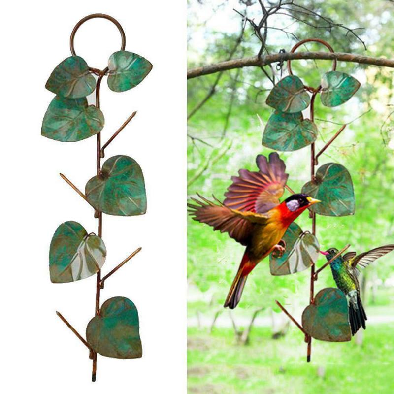 Outdoor Garden Bird Feeder Hummingbird Fruit Feeder Creative Metal Hanging Bird Vegetables Water Feeding Can Pet Supplies - yourcasuallifestore