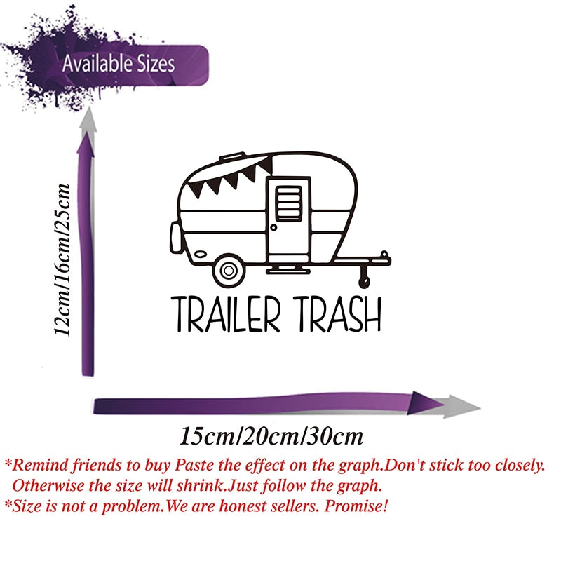 Camper Rv Trailer Trash Can Decal Sticker - yourcasuallifestore