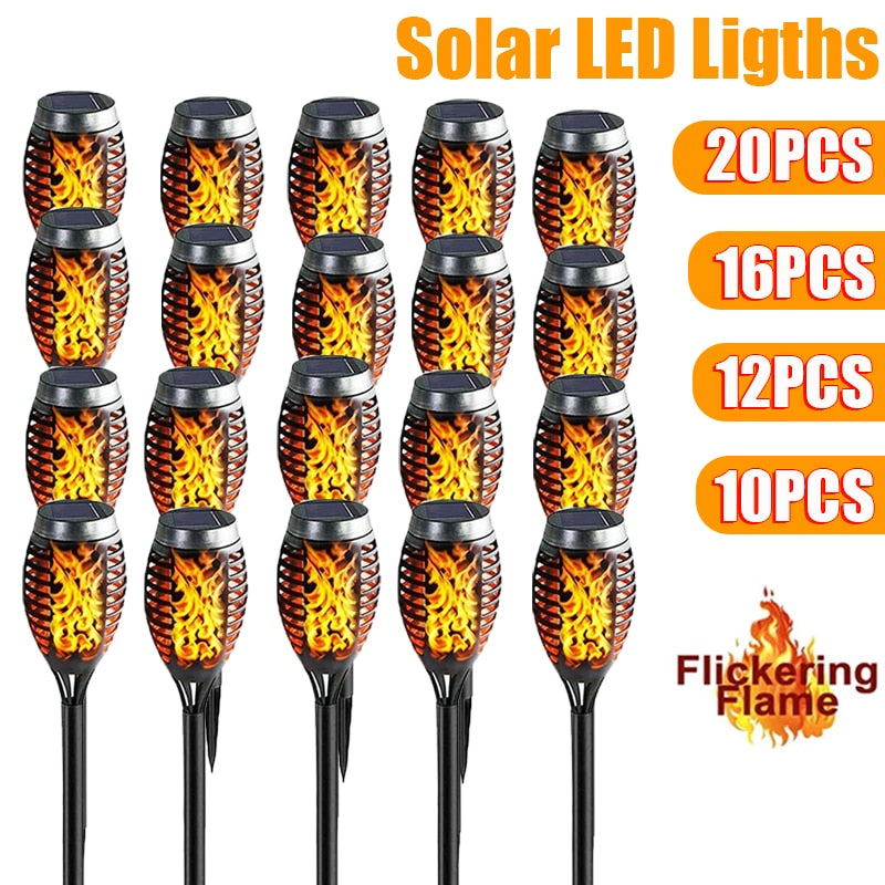 Solar Flame Torch Light