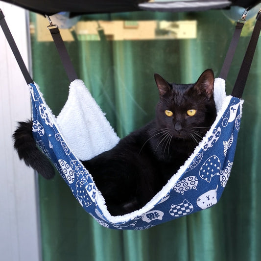 Cotton Cat Hammock Bed Double Hanging Hammock Pet Beds - yourcasuallifestore