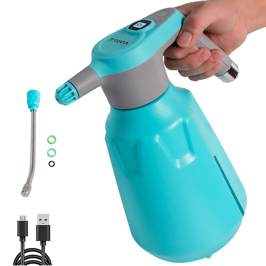 T TOVIA 2L Cordless Electric Sprayer Mister Automatic Watering Can rechargeable