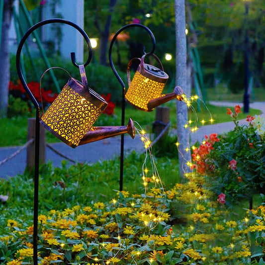 Solar Watering Can Lights