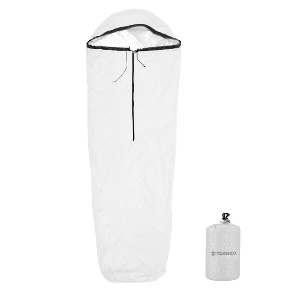 Emergency Sleeping Bag Lightweight Waterproof Thermal Sleeping Bag Survival Gear for Outdoor Hiking - yourcasuallifestore