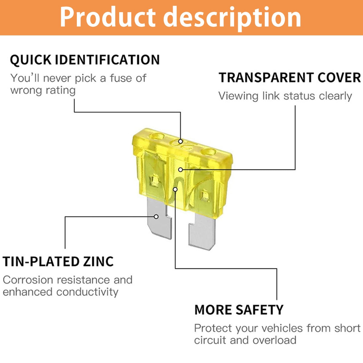 300Pcs Truck Blade Car Fuse Kit 2A/3A/5A/7.5A/10A/15A/20A/25A/30A/35A/40AMP Blade Fuses for Cars Trucks Boats Auto Accessories - yourcasuallifestore