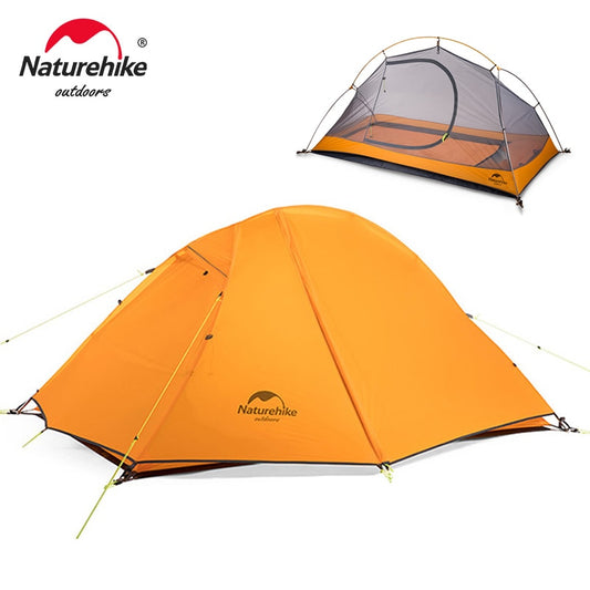 Naturehike Cycling Tent 1 Person Ultralight Backpacking  Double Layer Fishing Beach  Outdoor Travel Hiking Camping Tent - yourcasuallifestore