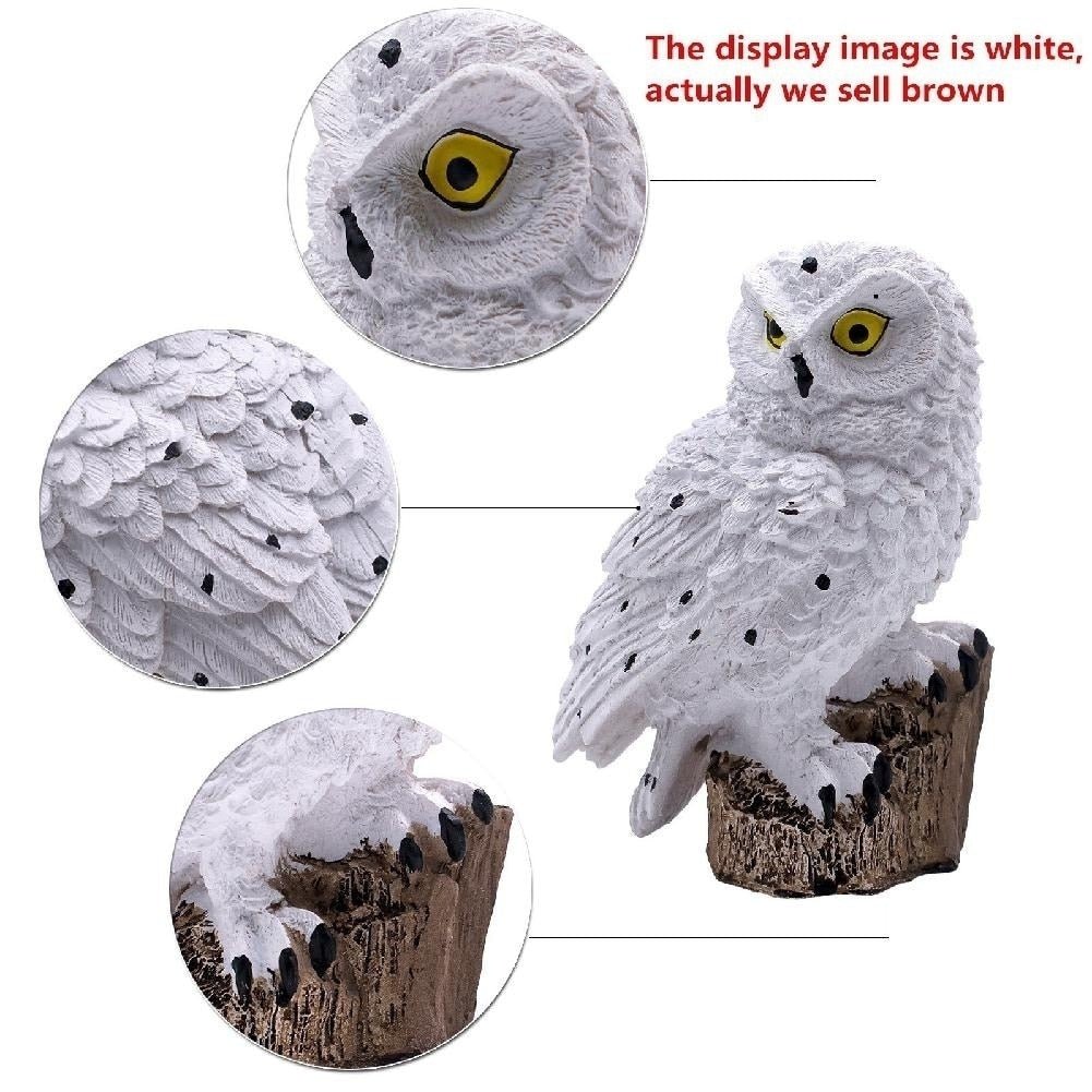 1Pc Waterproof Solar Power LED Light Garden Path Yard Lawn Owl Animal Ornament Lamp Outdoor Decor Garden Statues - yourcasuallifestore