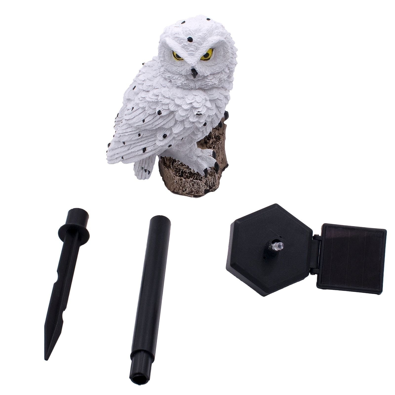 1Pc Waterproof Solar Power LED Light Garden Path Yard Lawn Owl Animal Ornament Lamp Outdoor Decor Garden Statues - yourcasuallifestore