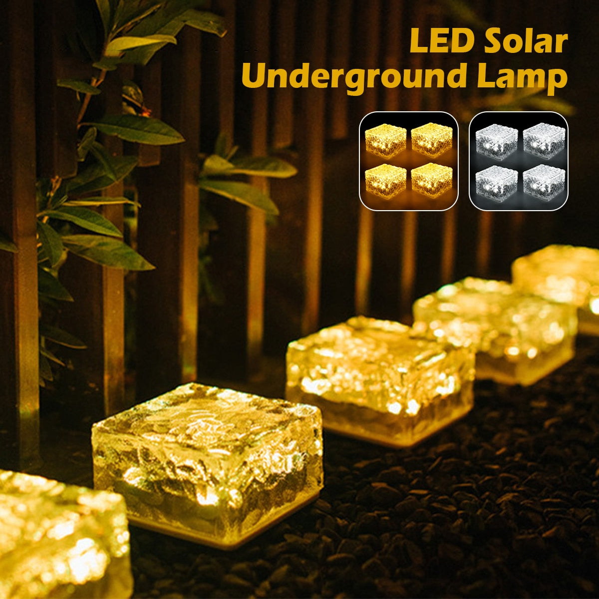 4pcs Solar LED Lights Outdoor