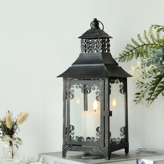 Vintage Metal Candle Holder Hanging Lanterns