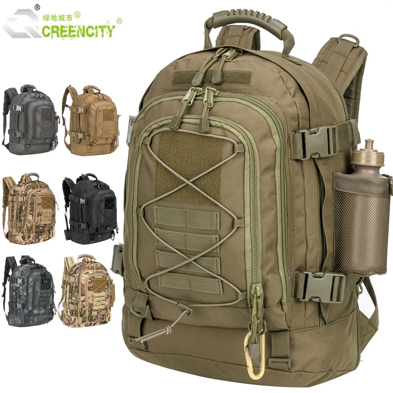 60L Men Military Tactical Backpack Molle Army Hiking Climbing Bag Outdoor Waterproof Sports Travel Bags Camping Hunting Rucksack - yourcasuallifestore