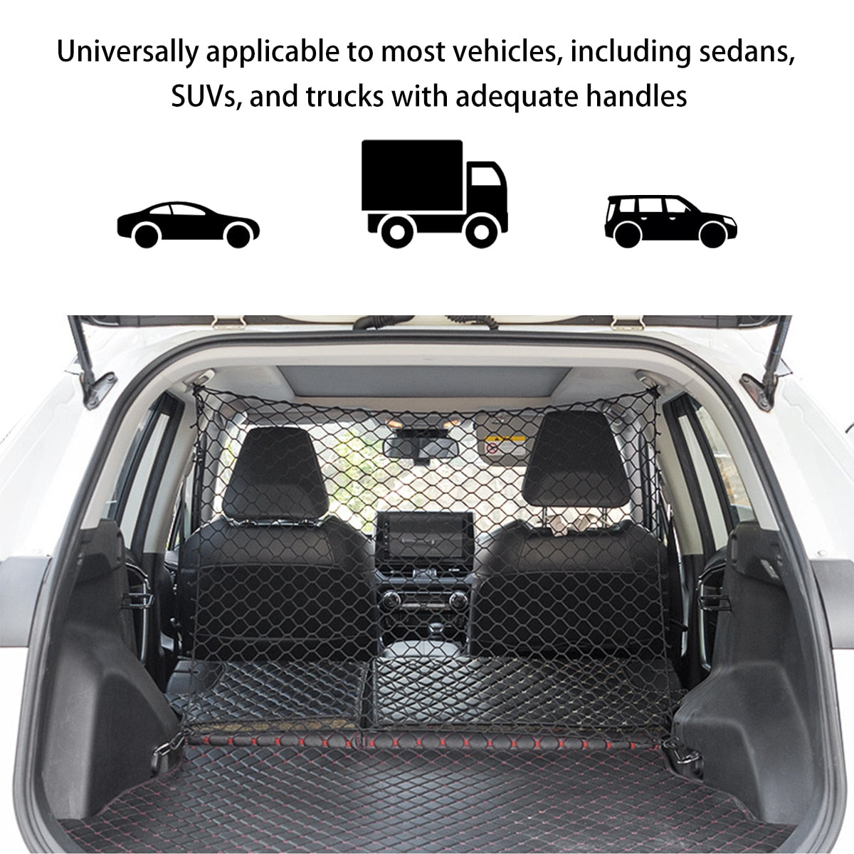 Car Dog Barrier Net Rear Seat Car Protection - yourcasuallifestore