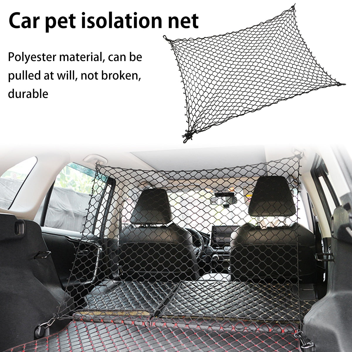 Car Dog Barrier Net Rear Seat Car Protection - yourcasuallifestore