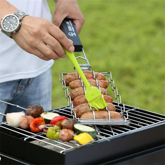 Camping Grill Mesh Sausage  Basket