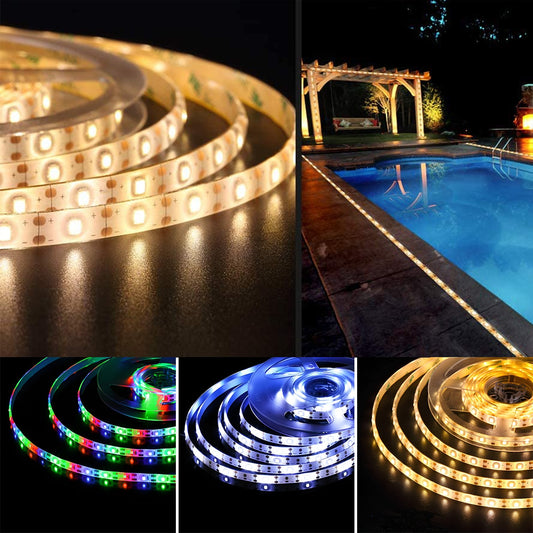 Solar Led Light Strip Outdoor Lights Waterproof